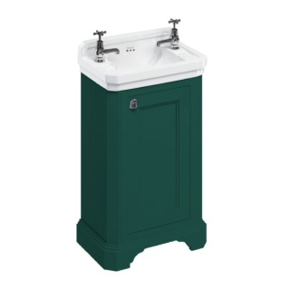 Burlington Cloakroom Vanity Unit, Basin with Door